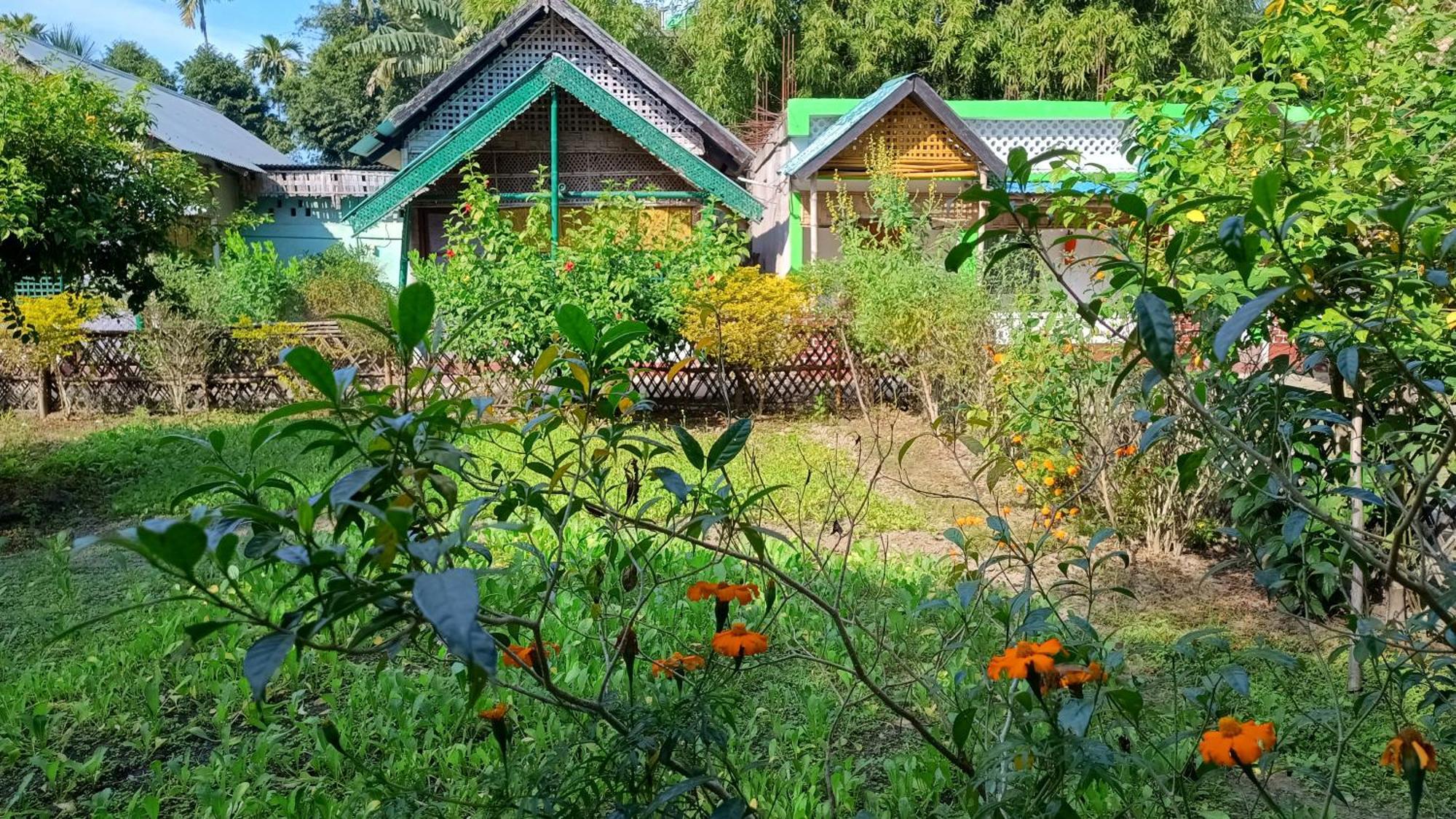 Jyoti Home Bamboo Garden Lodge Majuli المظهر الخارجي الصورة